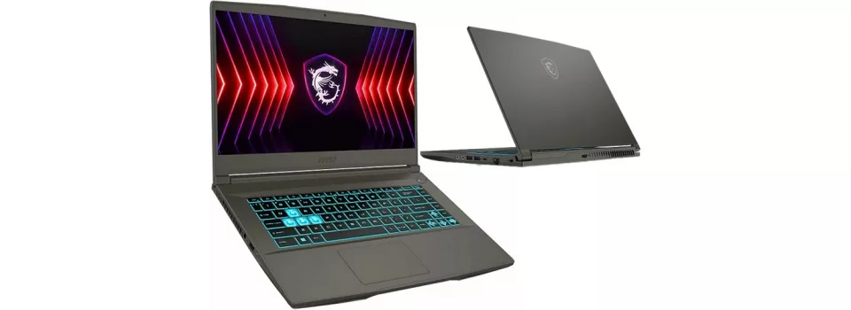 MSI THIN 15 B12UC-2632XRU - тонкий игровой ноутбук с RTX 3050