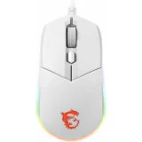 MSI Clutch GM11 White — проводная игровая мышь USB, оптическая, белая