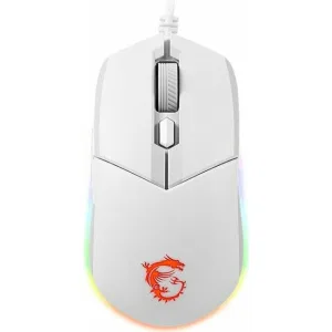 MSI Clutch GM11 White — проводная игровая мышь USB, оптическая, белая (МСИ) MSI Clutch GM11 White — проводная игровая мышь USB, оптическая, белая (МСИ)