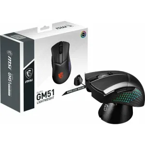 MSI CLUTCH GM51 LIGHTWEIGHT WIRELESS GM51 WL — игровая беспроводная мышь (МСИ) MSI CLUTCH GM51 LIGHTWEIGHT WIRELESS GM51 WL — игровая беспроводная мышь (МСИ)